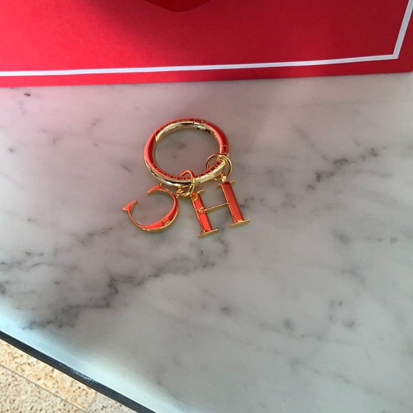 Carolina Herrera pouch/ make up bag with logo charm - Picture 5 of 5